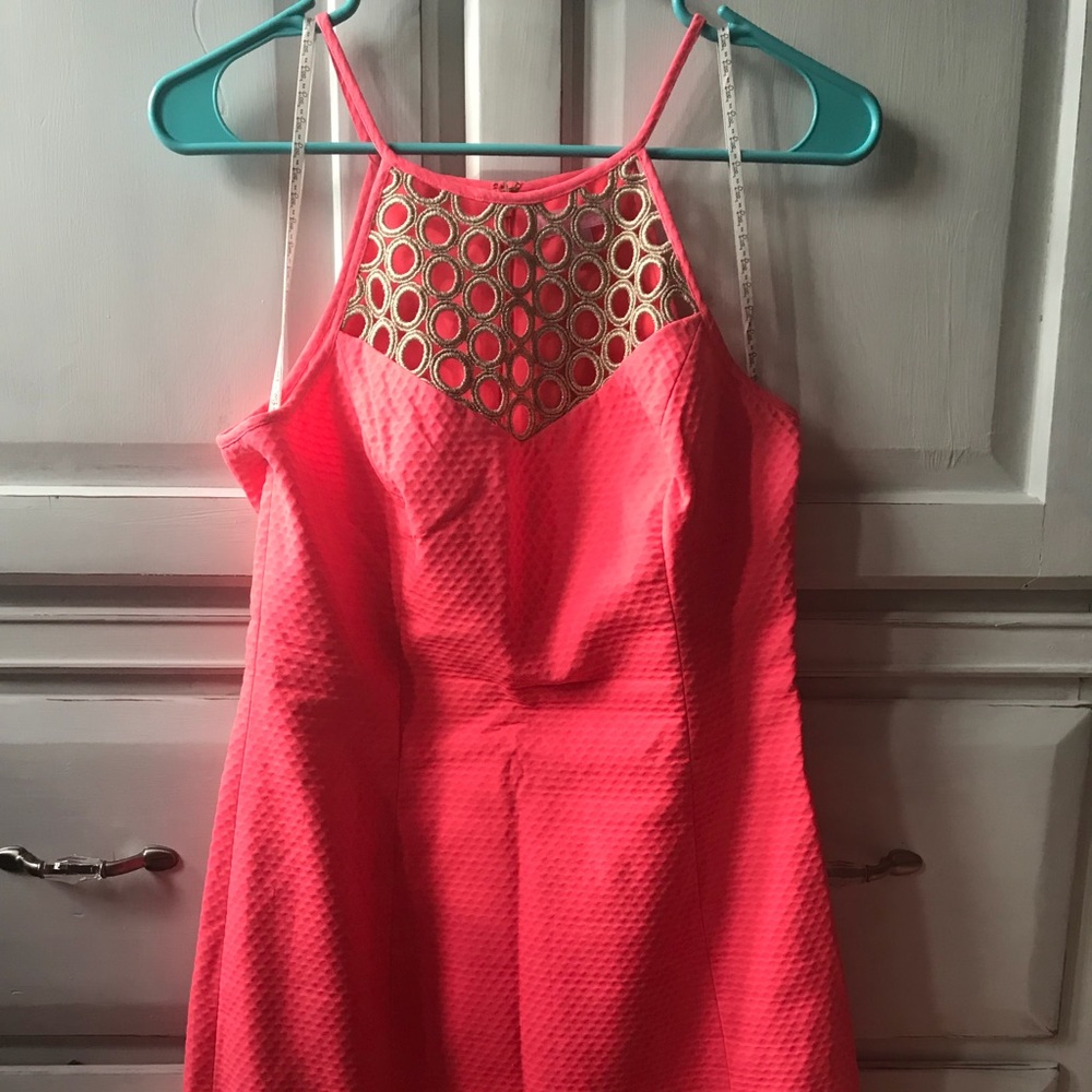 Lilly Pulitzer Larina shift in coral